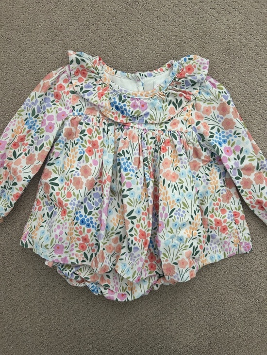Cecil And Lou Other - EUC Cecil & Lou floral corduroy bloomer set